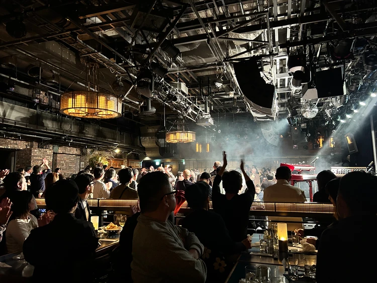 ブルーノート東京会場の様子