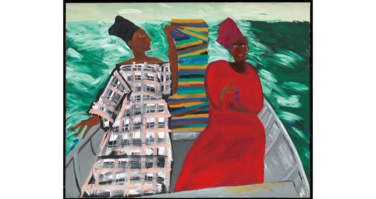 ルベイナ・ヒミド 《二人の間で私の心はバランスをとる》1991年、テート美術館蔵