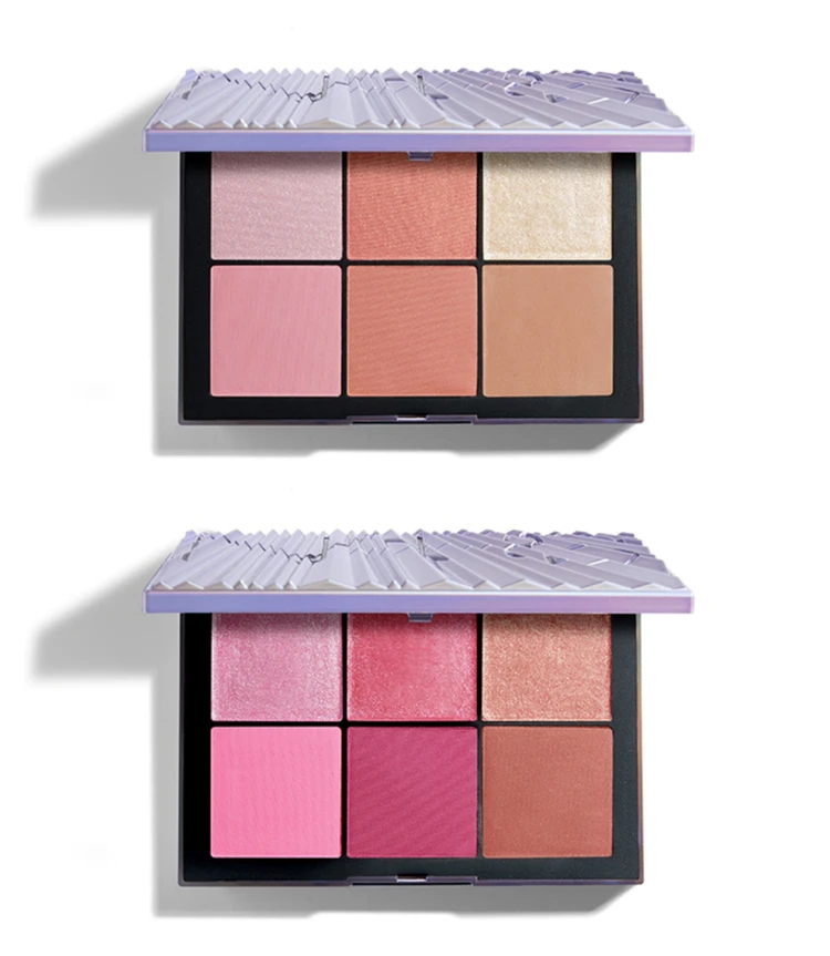 NARS 2025年 ホリデーコレクション クリスマスコフレ 限定コスメ (上)エシリアル オーラ ブラッシュパレット ライトスピード、(下)エシリアル オーラ ブラッシュパレット ニューレルム 各¥8800(2025年11月21日限定発売)