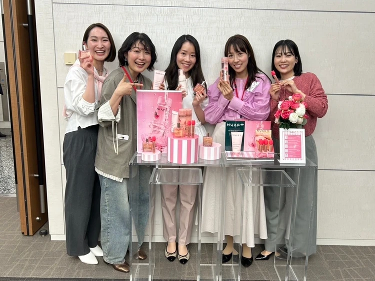 NUXEの新商品体験イベントの様子