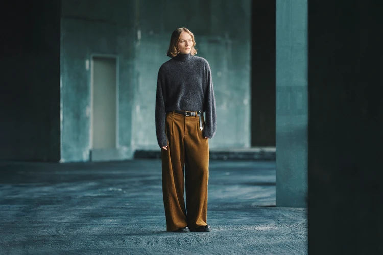 UNIQLO : C（ユニクロ ： シー）ニットとパンツコーデ