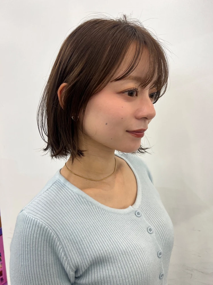 30代 髪型 ボブのサイド