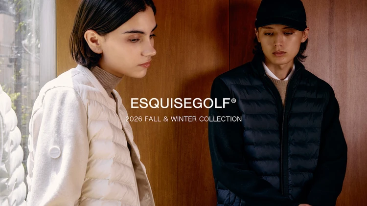 【ESQUISEGOLF(エスキースゴルフ)】厚着になりがちな季節も動きやすく、軽く。秋冬コレクション登場
