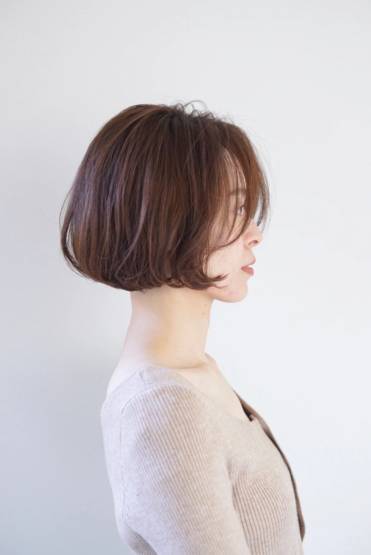 30代髪型・ボブのサイド