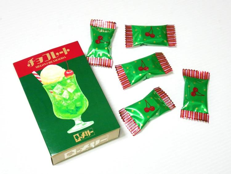 はじけるキャンディチョコレート メロンクリームソーダチョコレート