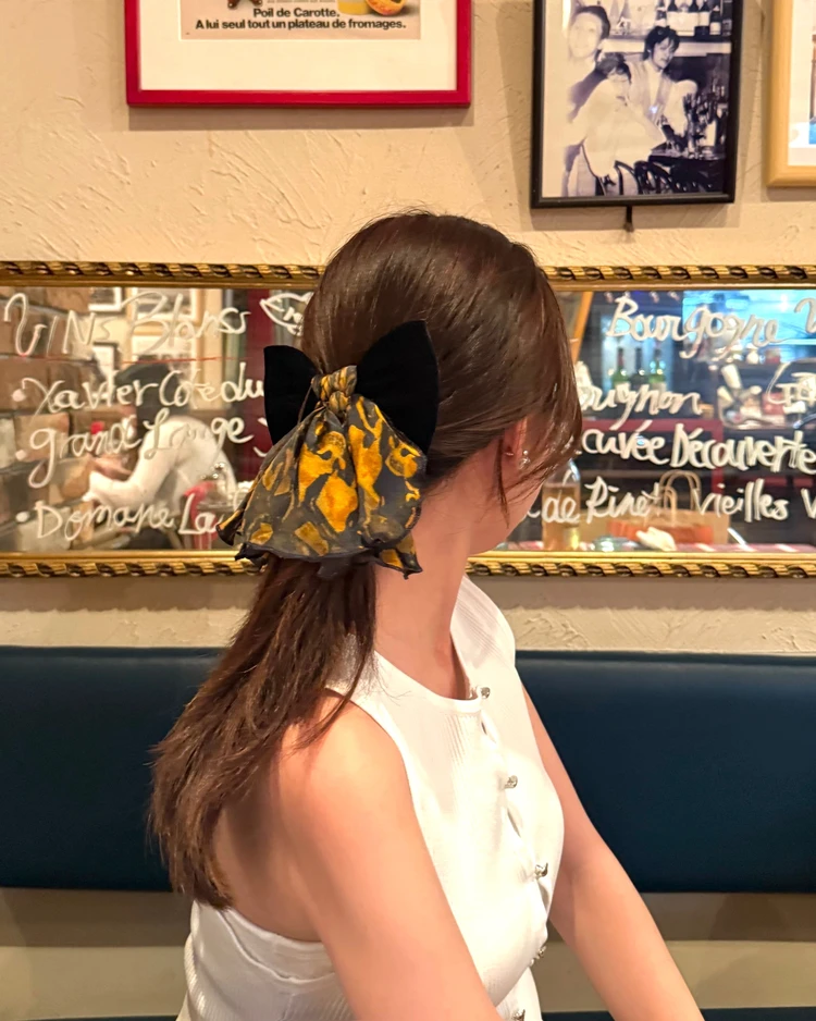 後ろ姿まで華やぐ♡ALEXANDRE DE PARISのリボンバレッタ#愛用ヘアアクセ_4_2