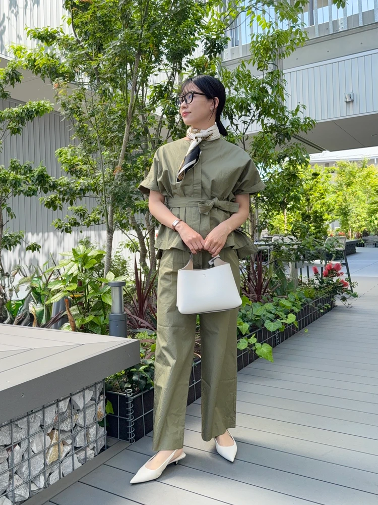 セットアップのオフィスコーデ