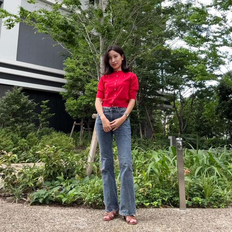 【GU】骨格ウェーブ大優勝デニムで晩夏のコーデ_1