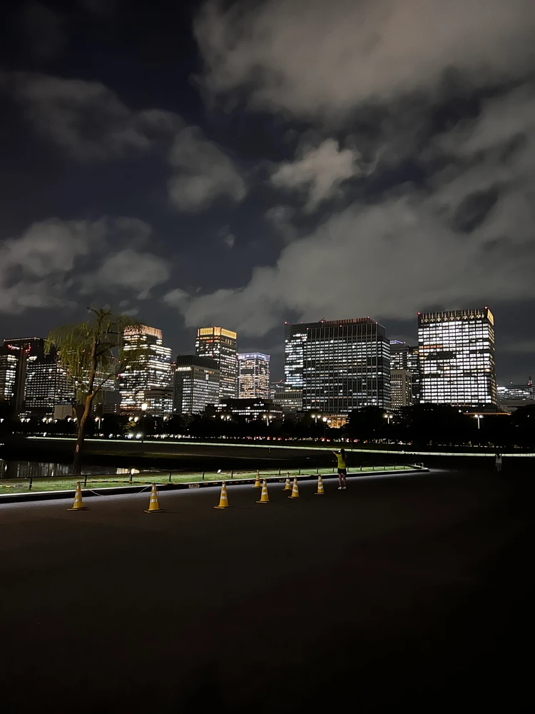 皇居ランでの景色