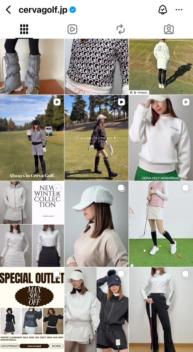 【ゴルフ女子必見！】私の推しゴルフウェアブランド／Cerva golf を紹介します！_1_1