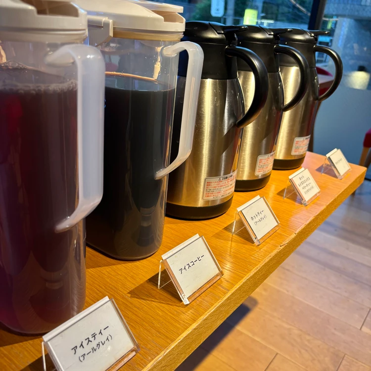 ドリンクバーのラインナップ