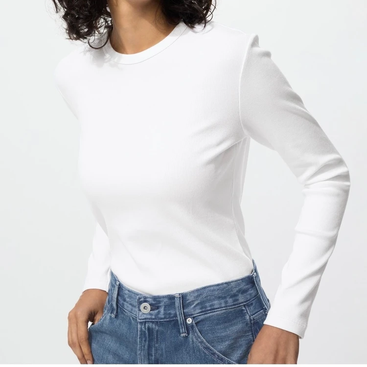 【UNIQLO : C】正直、週3で着てます。スムースコットンクルーネックセーター_4_1