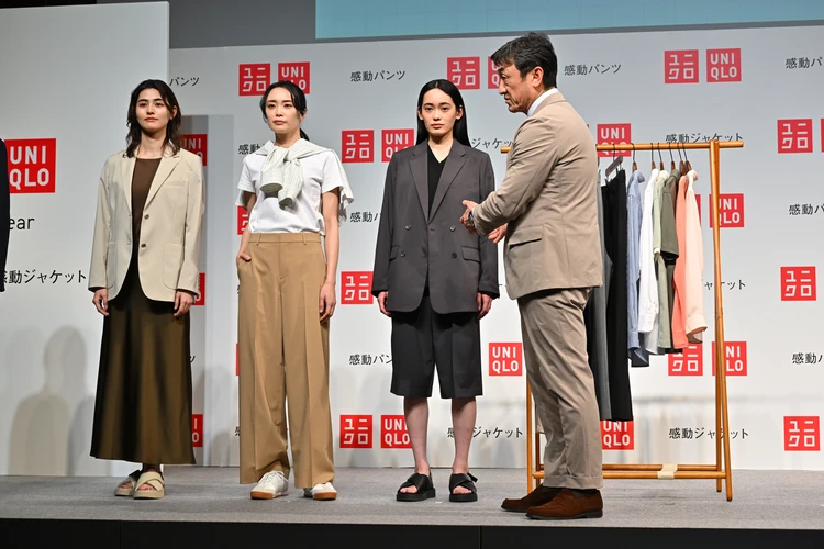 勝田幸宏氏 着こなし講座にて登壇する様子