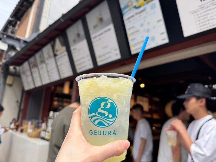 GEBURA レモネード　宮島グルメ　広島レモン