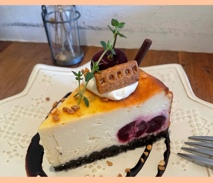 新大塚 カフェ「CAFE SOROR」チーズケーキ