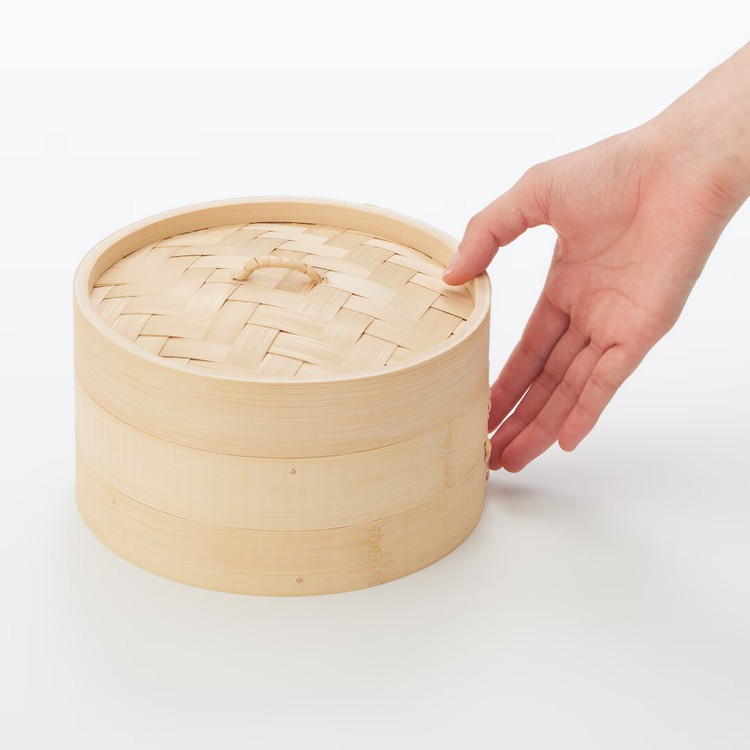 無印良品の竹材せいろの画像