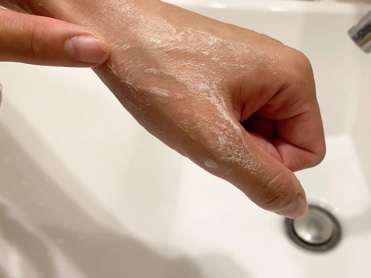 泡立ちはあんまりない？