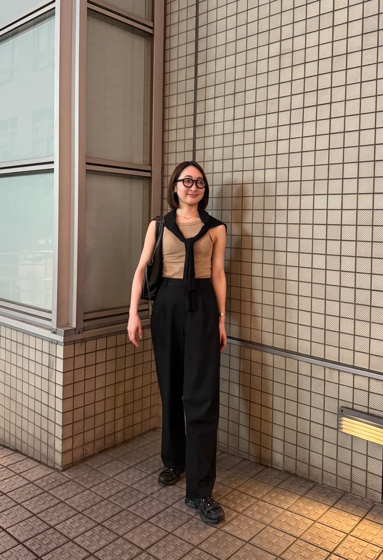 UNIQLOカーディガンを使用したコーディネート