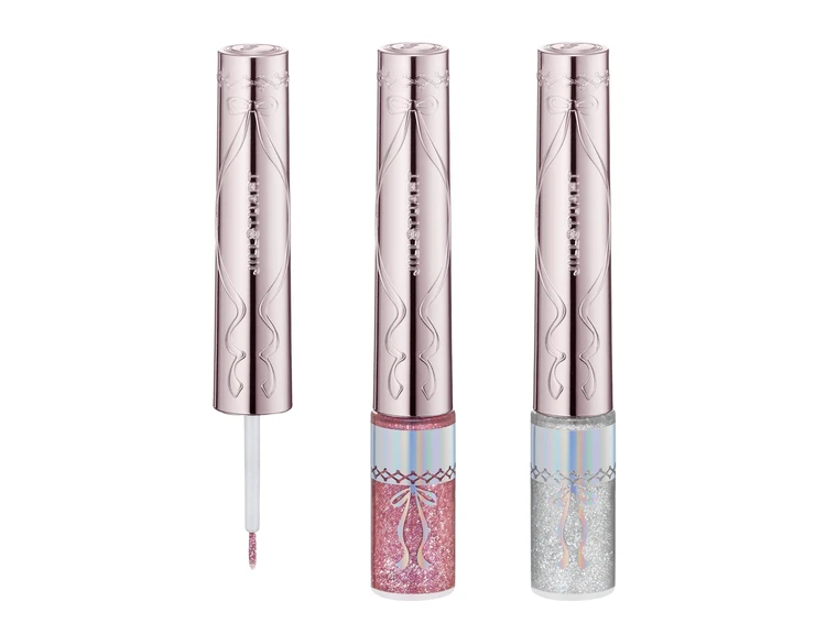 2025 クリスマスコフレ　ジルスチュアート　アイダイヤモンド グリマー リボンファッションショー 全2色 各￥2750（2025年11月14日数量限定発売） ＊2025年11月7日より予約開始