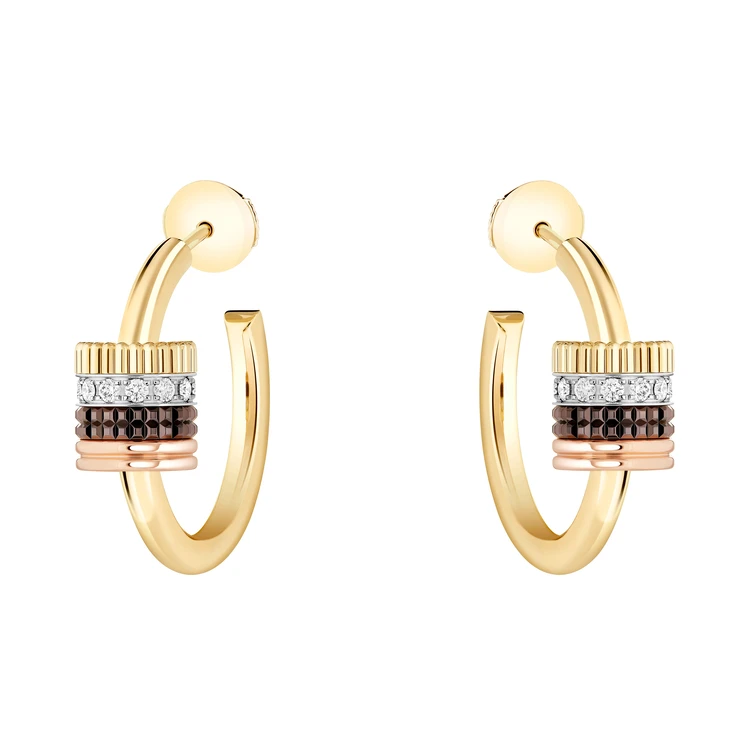 【お値下げ】ブシュロン キャトル クラシック ピアス BOUCHERON ブシュロン キャトルクルドパリ K18YG イエロー