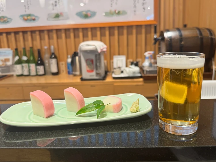 かまぼこバーで食べたお試しセット