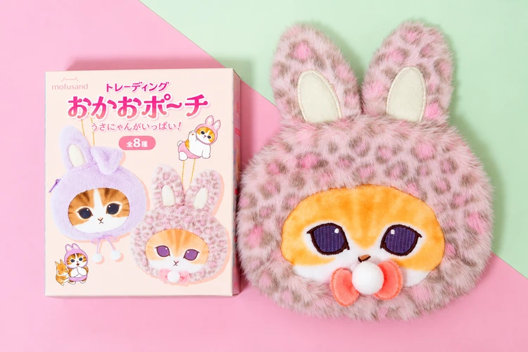 mofusandoトレーディングおかおぽーち!うさにゃんがいっぱい