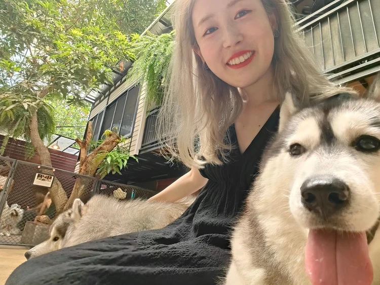 ハスキーカフェ　バンコク