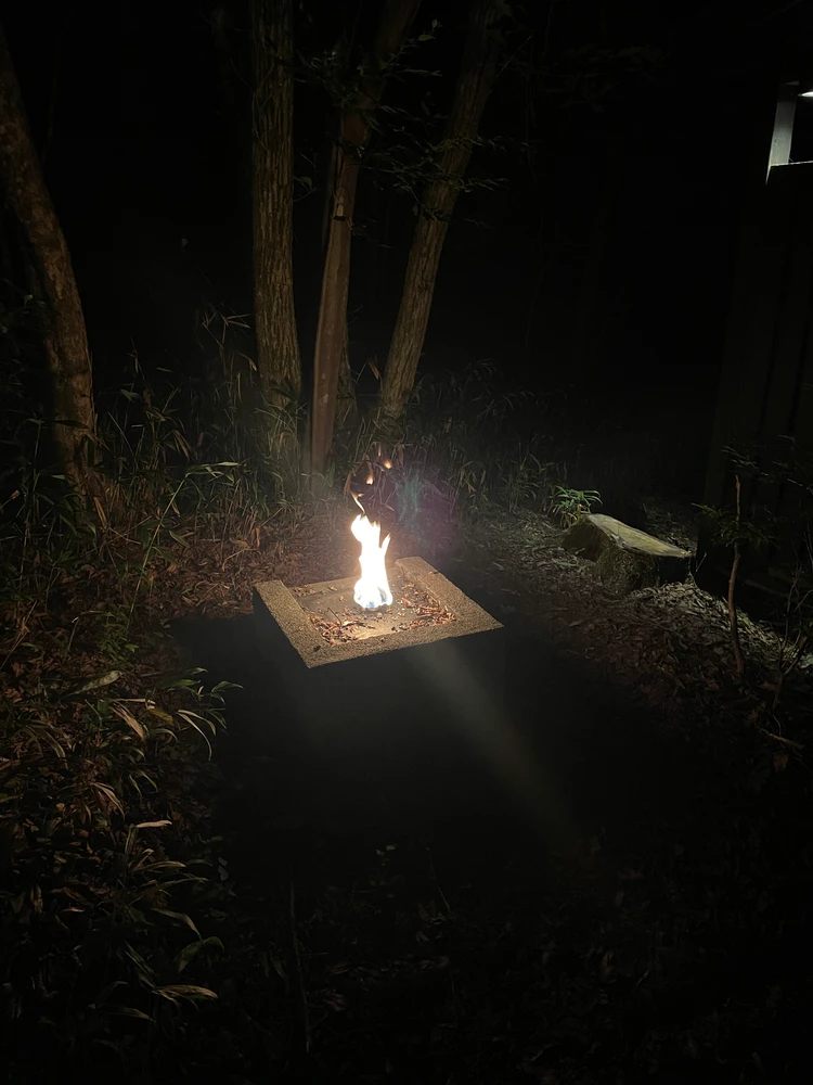 お部屋の焚き火