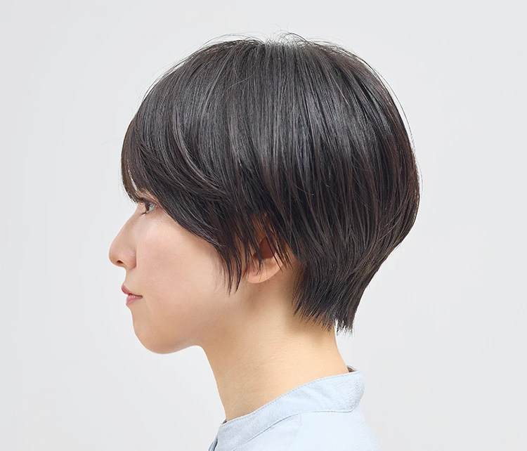 30代ー40代髪型・ショートのサイド