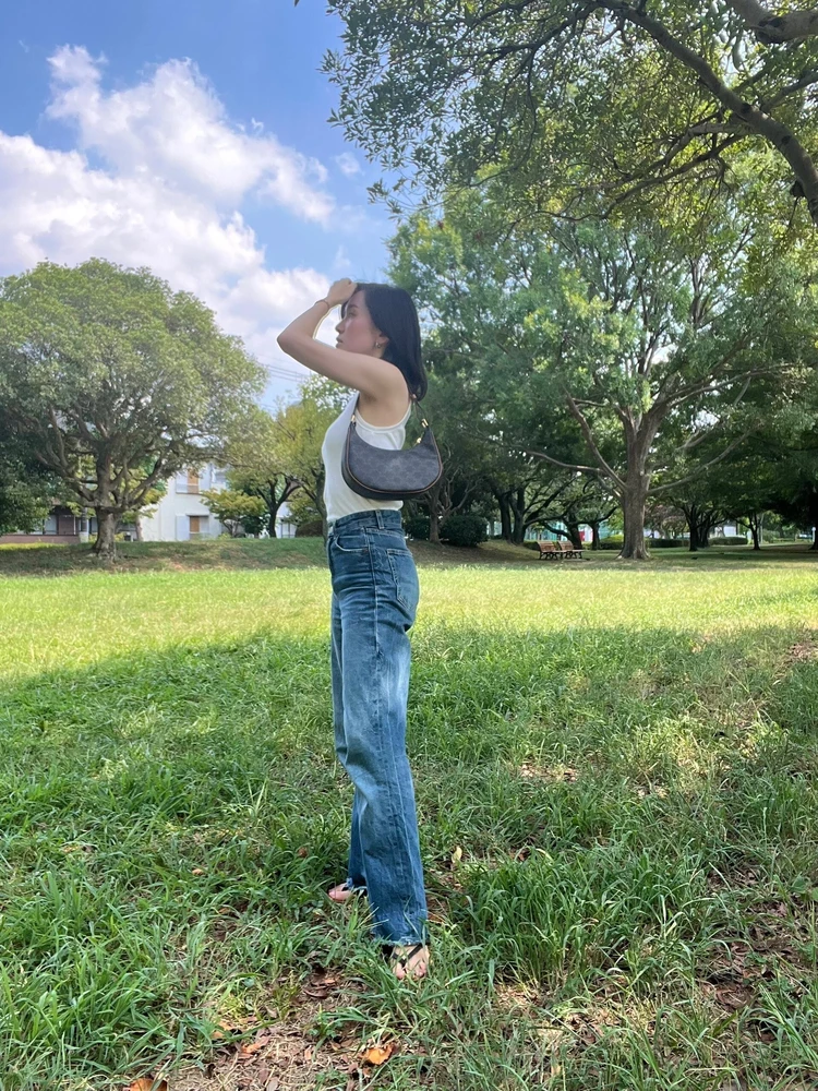 暑すぎる夏に大活躍のUNIQLO（ユニクロ）リブブラトップを使った2コーデ_3