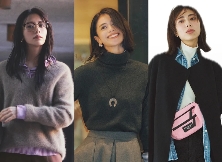 重ね着、きれい色、旬アイテム投入で楽しむ、冬終盤の着こなし7選【BAILAの1週間コーデまとめ】