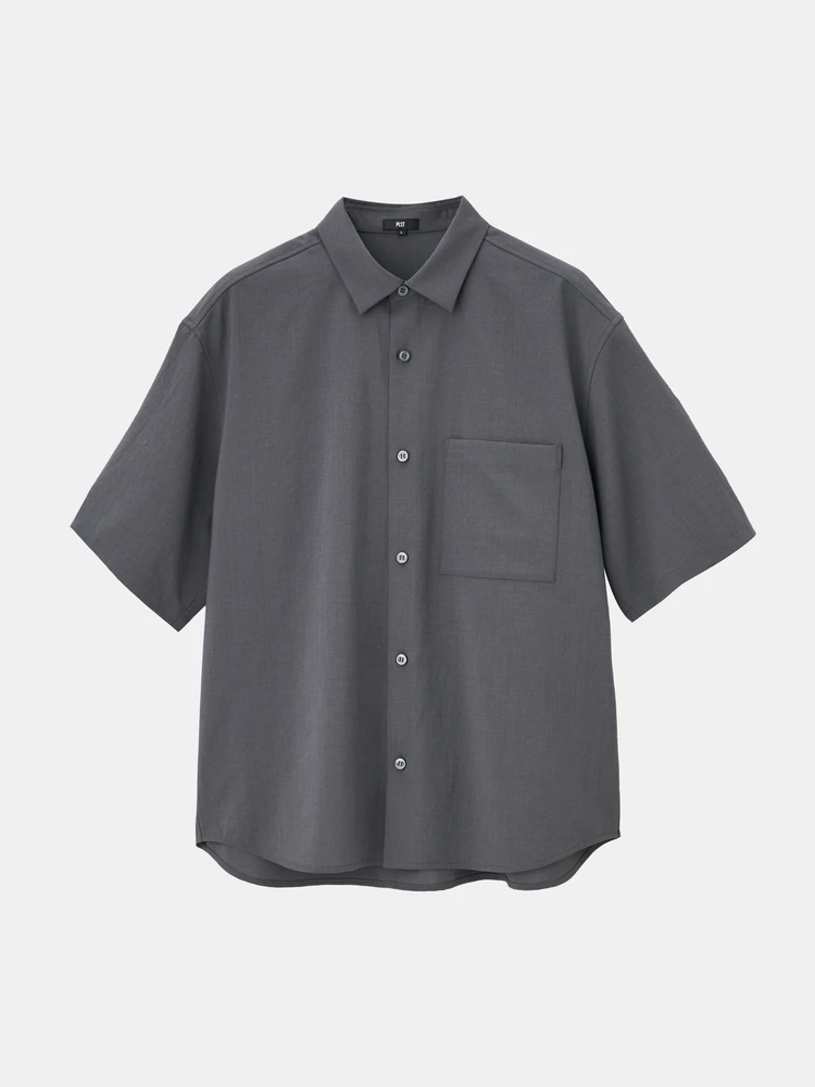 プレシャスドライ レギュラーカラーシャツ(半袖)¥7990