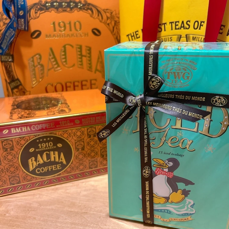 smile   TWG 紅茶とBACHA COFFEE 今回のショッピングでマストだったTWGとBACHA coffee。 姉妹高級