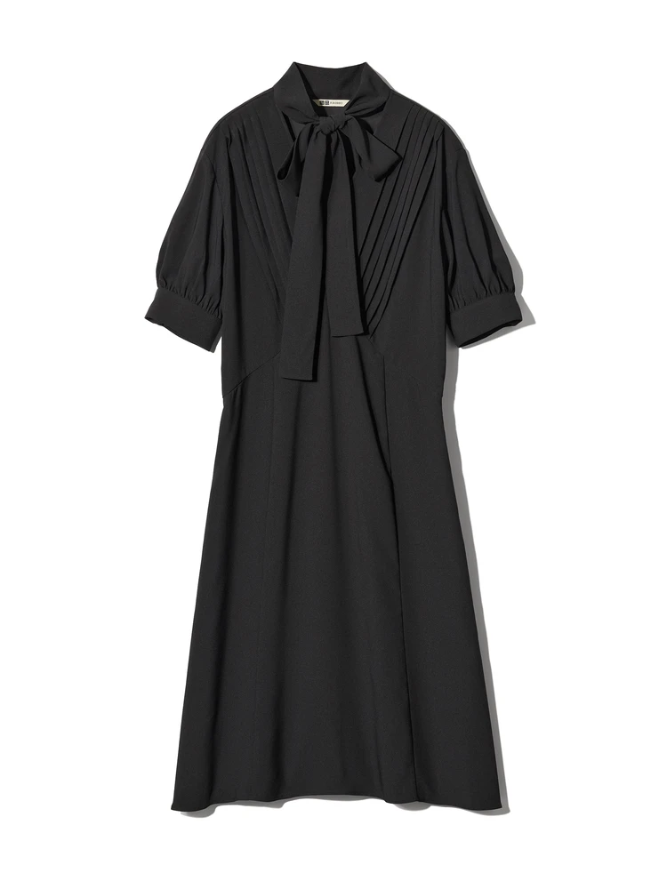 UNIQLO F.RISSO ユニクロエフ・リッソ ボウタイワンピース¥4990