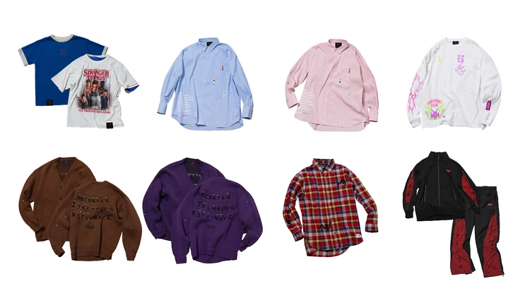 「STRANGER THINGS × .ENDRECHERI. in ZOZOTOWN」シャツなど
