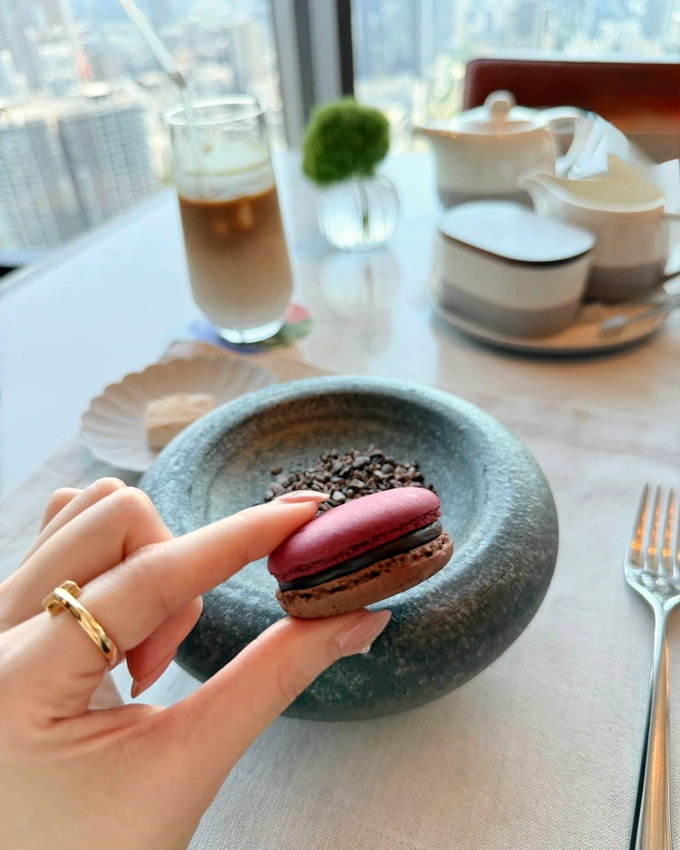 マカロン 東京ホテル ホテルランチ ラグジュアリー フェアモント東京 女子会