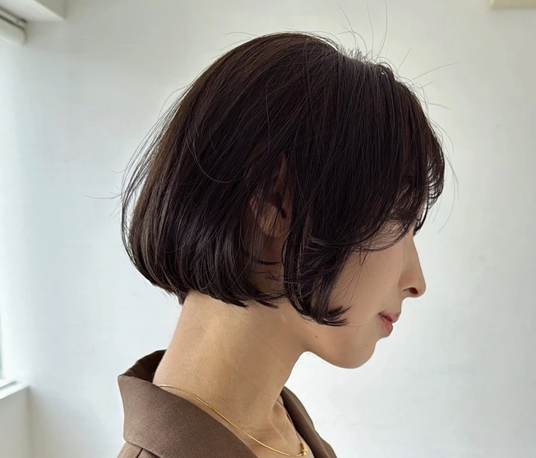 30代ー40代髪型・ボブのサイド