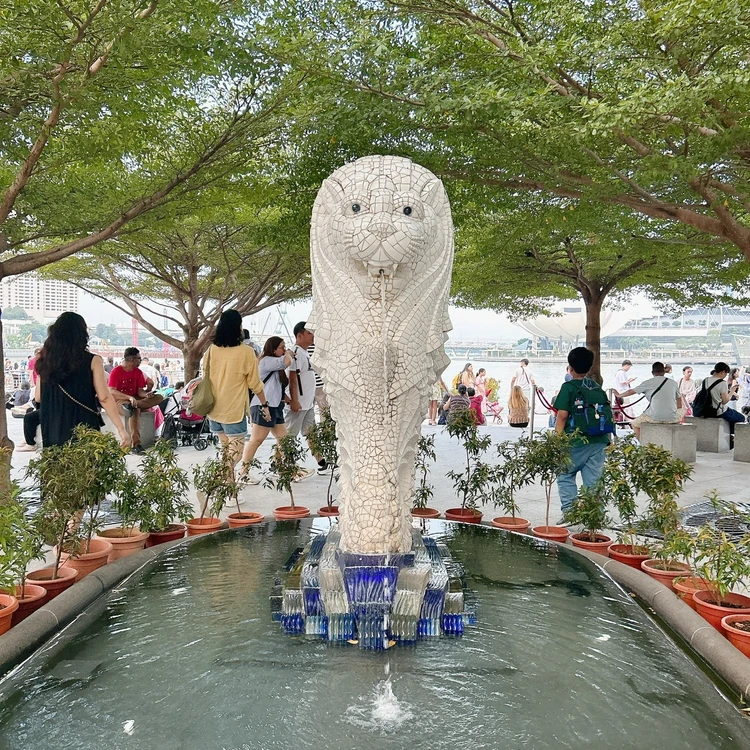 シンガポール旅行「マーライオン」