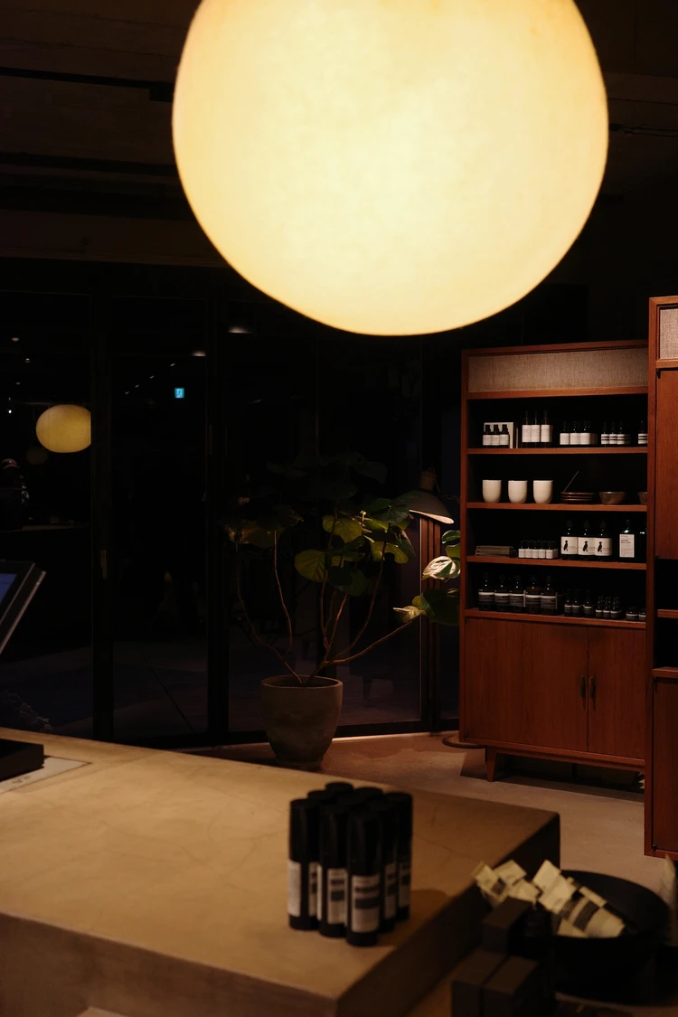 Aesop代官山店内