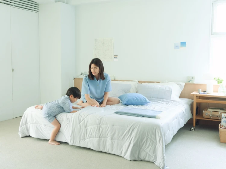 BAKUNE　comforter cool 使用イメージ