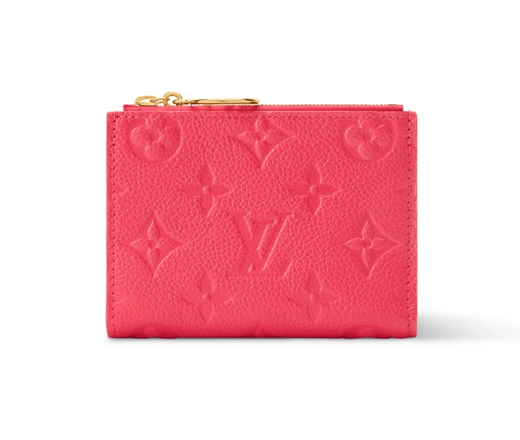 ポルトフォイユ・リサ各￥116,600（W9×H11.5×D1.5cm）ピンク