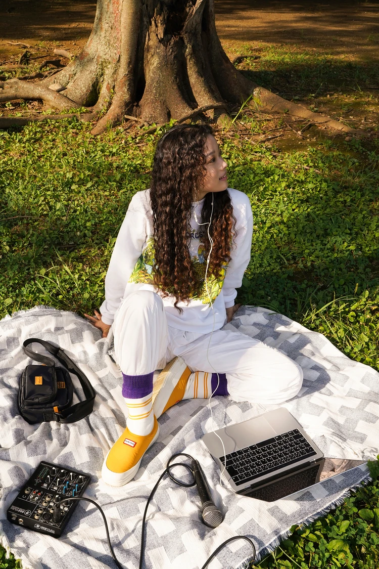 ハンター 新作着用 アーティスト シャンユーさん