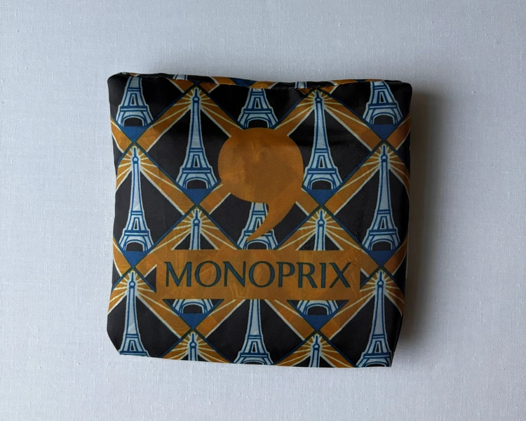 パリ土産の定番"MONOPRIX"のエコバッグをまいばすでget_5