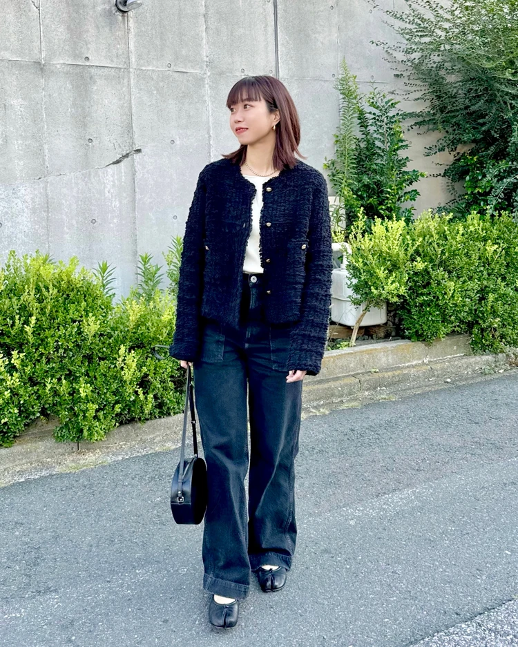 元アパレル販売員が推す！秋に着たい休日モノトーンコーデ5選🖤【骨格ウェーブ】_2