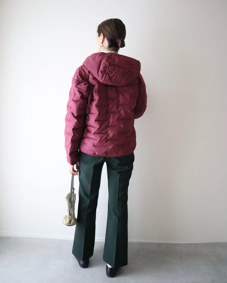 ユニクロ UNIQLO 欧州特別コレクション パフテック パーカ メンズ カラー 後ろ