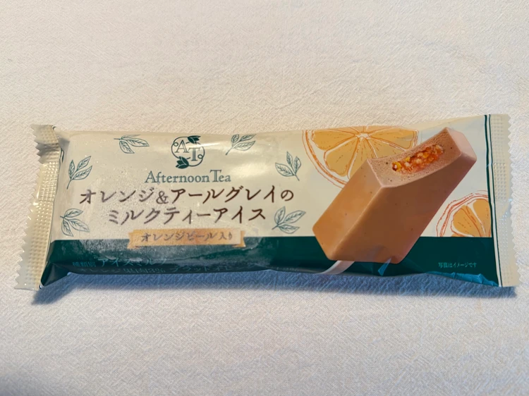 Afternoon Tea監修 オレンジ&アールグレイのミルクティーアイス パッケージ