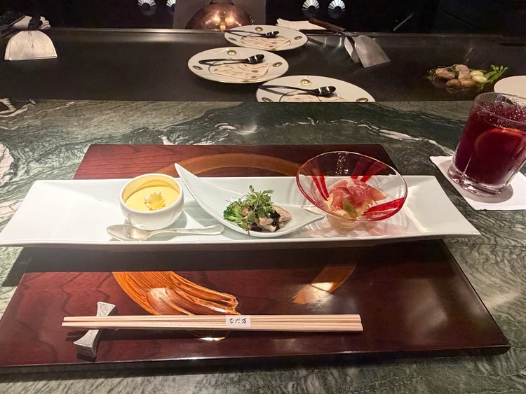 シャングリ・ラ なだ万で鉄板焼きランチ_2