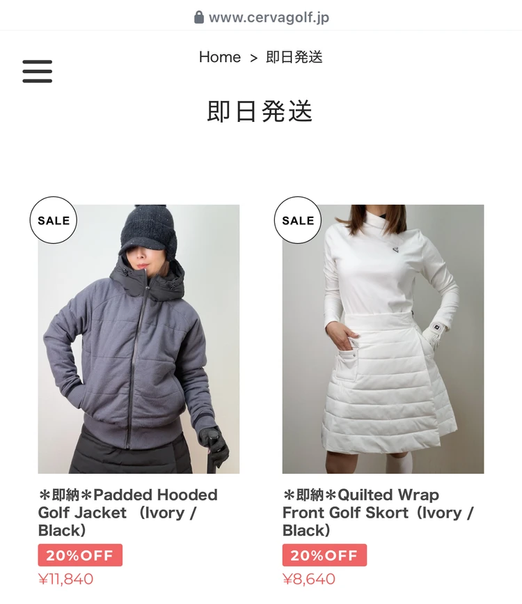 【ゴルフ女子必見！】私の推しゴルフウェアブランド／Cerva golf を紹介します！_3_1