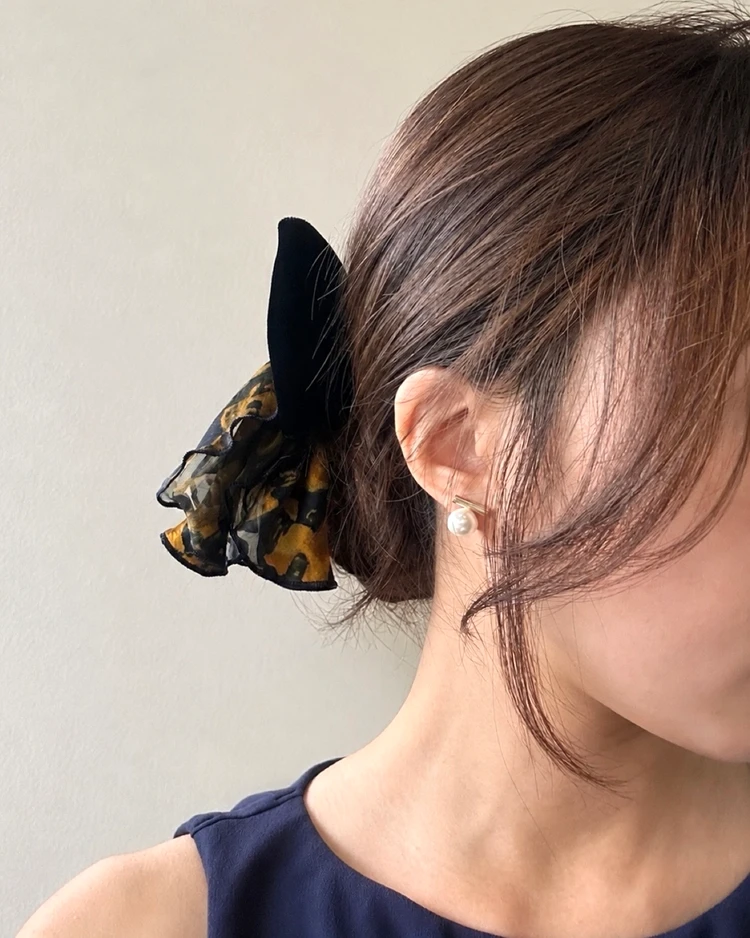 後ろ姿まで華やぐ♡ALEXANDRE DE PARISのリボンバレッタ#愛用ヘアアクセ_5_1
