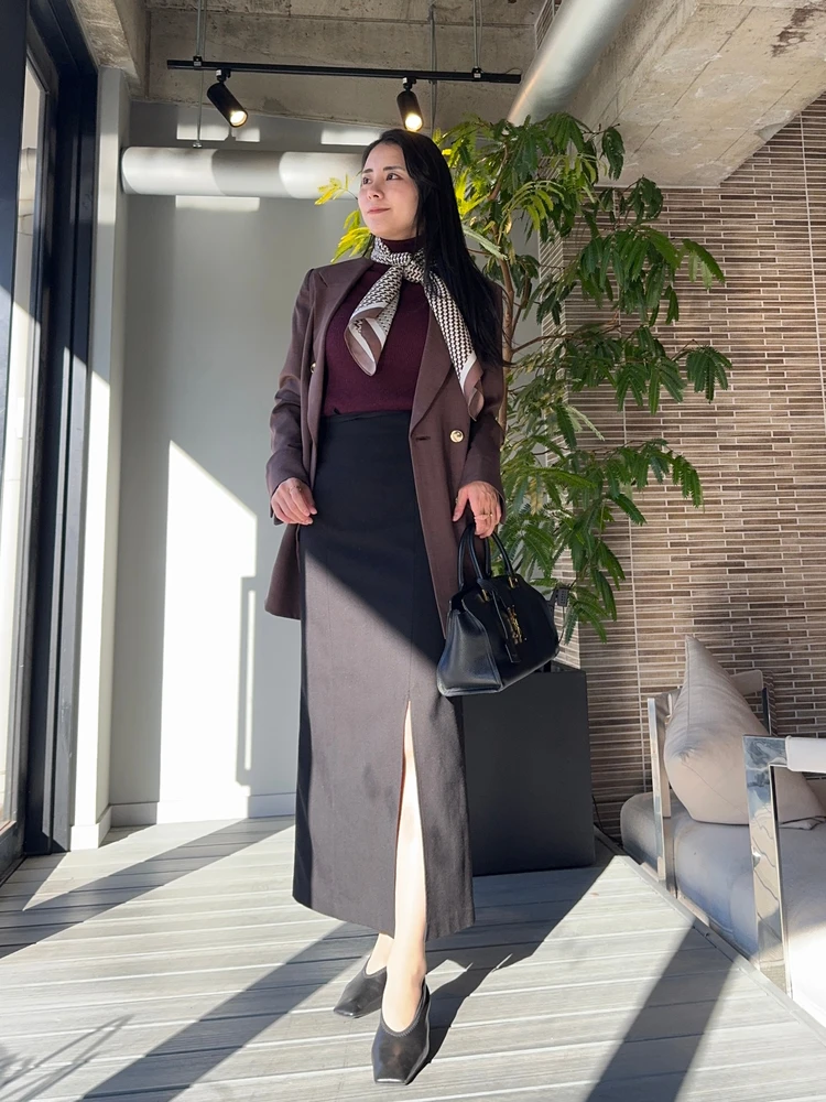 鑑賞する日はTONALのブラウンジャケットが映える🤎#ファッション部_3